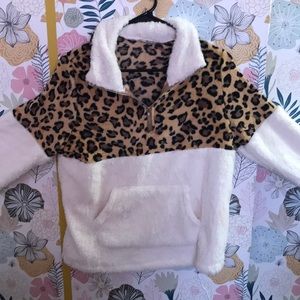 Large zip up sweater!